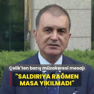 elik'ten bar grmeleri mesaj... Saldrya ramen masa yklmad