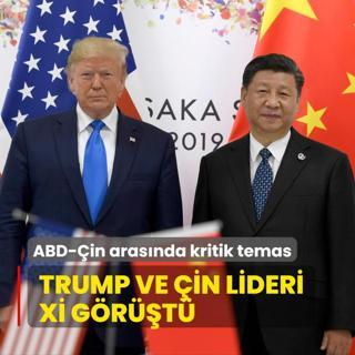 ABD-in arasnda kritik temas: Trump ve in lideri Xi grt