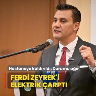 Manisa Bykehir Belediye Bakan Ferdi Zeyrek'i elektrik arpt