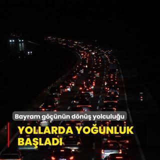 Bayram gnn dn yolculuu... Yollarda younluk balad