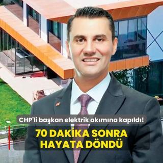 CHP'li bakan elektrik akmna kapld! 70 dakika sonra hayata dnd