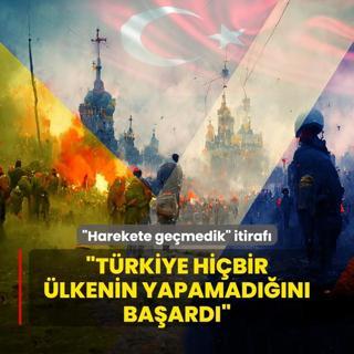 Harekete gemedik itiraf: Trkiye hibir lkenin yapamadn baard