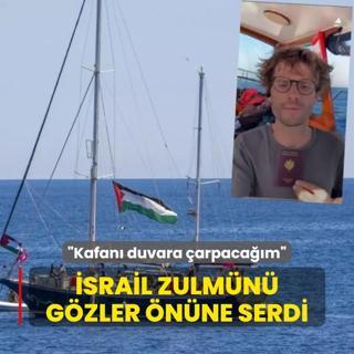 Fransz aktivist srail zulmn anlatt... Soykrmc yetkililerden ak tehdit