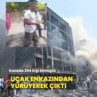 Kazada 294 kii lmt... Uak enkazndan yryerek kt