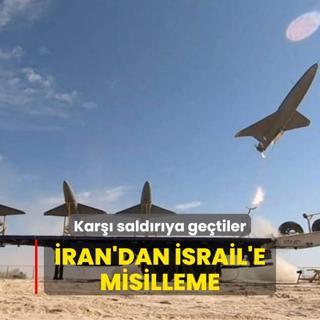 ran'dan srail'e misilleme! Kar saldrya getiler