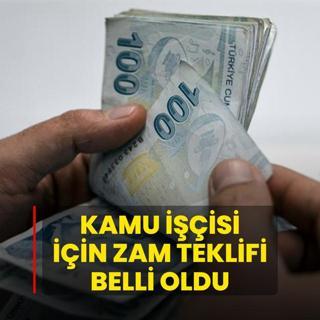 Kamu iisi iin zam teklifi belli oldu