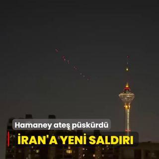 Tahran'da iddetli patlama sesleri! Savunma sistemleri fzelere karlk verdi