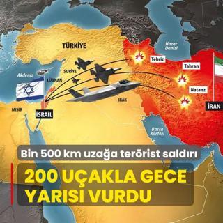 200 uakla gece yars vurdu