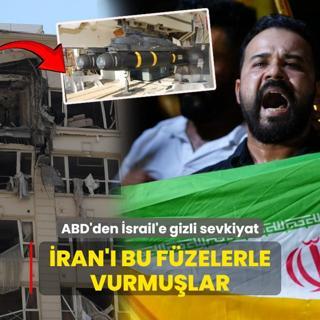 ABD'den srail'e gizli sevkiyat! ran' bu fzelerle vurmular