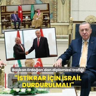 Bakan Erdoan'dan diplomasi trafii: srail'in durdurulmas gerek