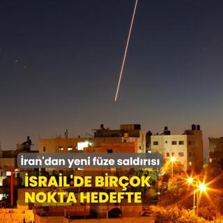 ran'dan yeni fze saldrs: srail'de birok nokta hedefte