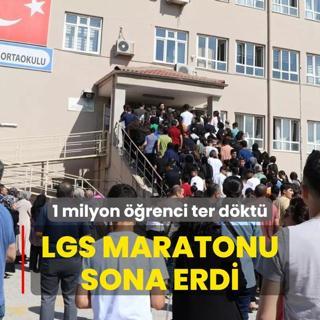 LGS maratonu sona erdi... 1 milyon renci ter dkt