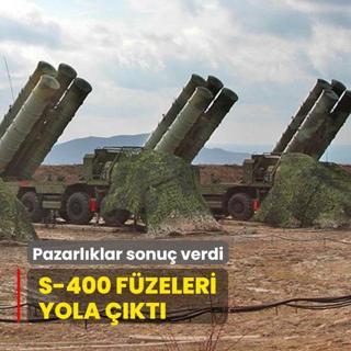 Pazarlklar sonu verdi: S-400 fzeleri yola kt