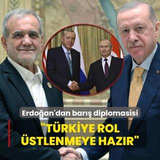 Bakan Erdoan'dan bar diplomasisi: Trkiye rol stlenmeye hazr