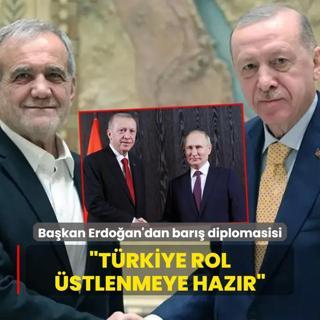 Bakan Erdoan'dan bar diplomasisi! Trkiye rol stlenmeye hazr