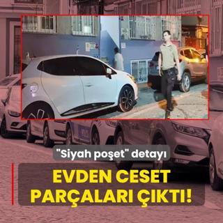 Evden ceset paralar kt! Siyah poet detay