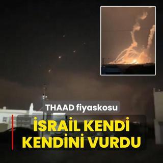 srail'de THAAD fiyaskosu... Kendi kendini vurdu