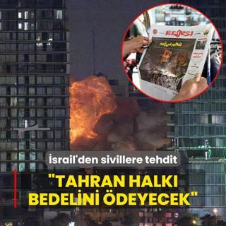 Orta Dou'da sava ve kaos byyor srail'den sivillere tehdit: Tahran halk bedelini deyecek