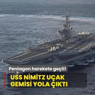 Pentagon harekete geti: USS Nimitz uak gemisi Orta Dou'ya geliyor