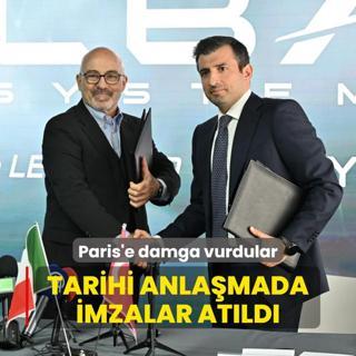 Tarihi anlamada imzalar atld... Baykar ile Leonardo Paris'e damga vurdu
