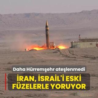 ran, srail'i eski fzelerle yoruyor... Daha Hrremehr atelenmedi