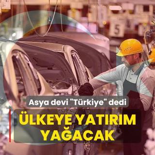 Asya devi Trkiye dedi.... lkeye yatrm yaacak