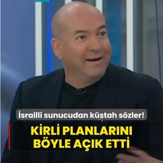 srailli sunucudan canl yaynda kstah szler! Kirli planlarn byle ak etti