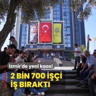 zmir'de yeni kaos! ki belediyede 2 bin 700 ii i brakt
