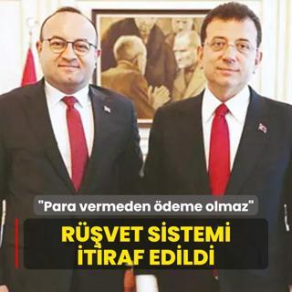 Rvet sistemi itiraf edildi: Para vermeden deme olmaz