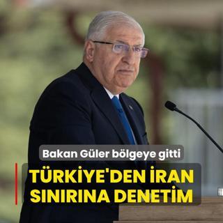 Trkiye'den ran snrna denetim... Bakan Gler blgeye gitti