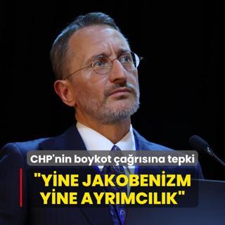 CHP'nin medyaya boykot arsna tepki... letiim Bakan Altun: Yine jakobenizm, yine ayrmclk
