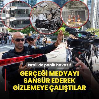 srail'de panik havas! Gerei medyay sansr ederek gizlemeye altlar