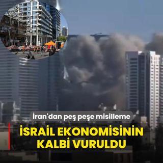 ran'dan pe pee misilleme! srail ekonomisinin kalbi vuruldu