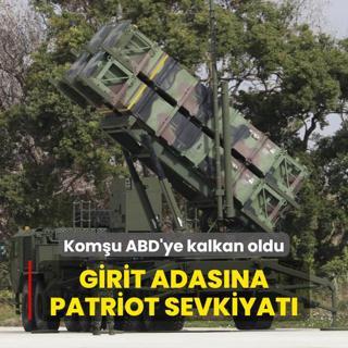 Komu ABD'ye kalkan oldu... Girit adasna Patriot sevkiyat