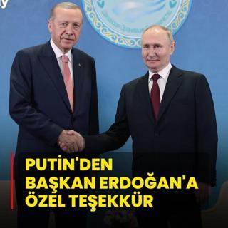 Putin'den Bakan Erdoan'a zel teekkr: ok aba sarf ediyor