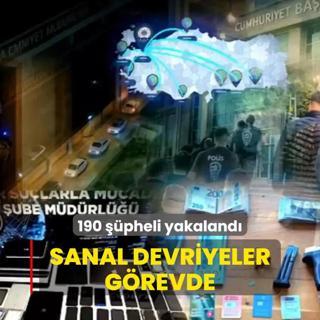 Sanal devriyeler grevde! 190 pheli yakaland