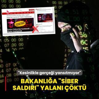 Bakanla siber saldr yalan kt: Korku ve panik amal maniplasyondur