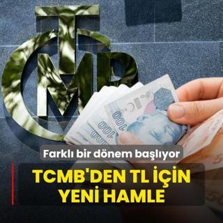 Merkez Bankas'ndan TL iin yeni hamle! Farkl bir dnem balyor