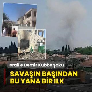 Savan bandan bu yana bir ilk! srail'e Demir Kubbe oku