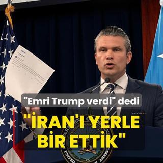 Emri Trump verdi dedi: ran' yerle bir ettik