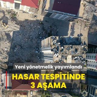 Hasar tespitinde 3 aama... Yeni ynetmelik yaymland