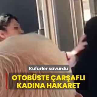 Otobste arafl kadna hakaret... Kfrler savurdu