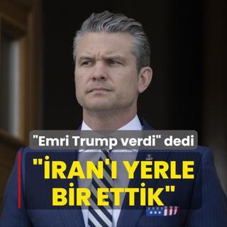 Emri Trump verdi dedi: ran' yerle bir ettik