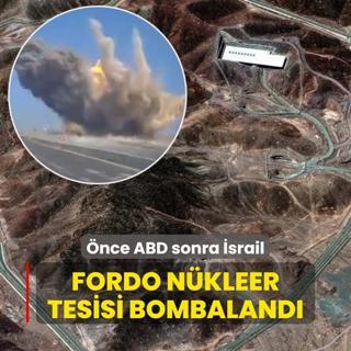 nce ABD sonra srail... Fordo Nkleer Tesisi bombaland