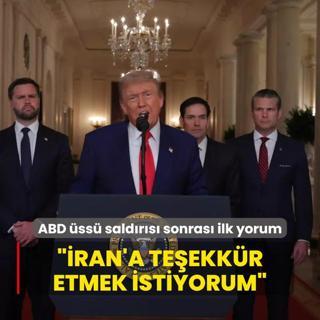 Trump'tan ABD ss saldrs sonras ilk yorum: ran'a teekkr etmek istiyorum