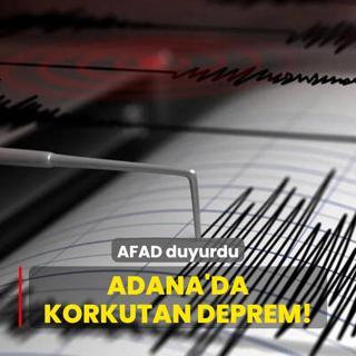 Adana'da 4,5 byklnde deprem!