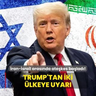 ran-srail arasnda atekes balad! Trump'tan iki lkeye uyar