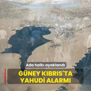 Kbrs'n Rum kesiminde Yahudi alarm! Ada halk ayakland