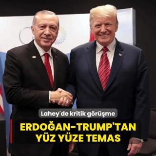 Lahey'de kritik grme! Erdoan-Trump'tan yz yze temas
