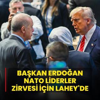 Bakan Erdoan NATO Liderler Zirvesi iin Lahey'de